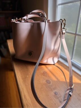Dooney & Bourke Blush Pink Leather Shoulder Bag